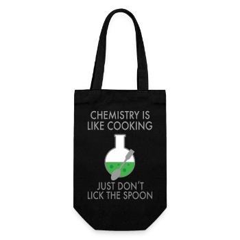 chemistry - Gift Bag for Bottles - black - Front