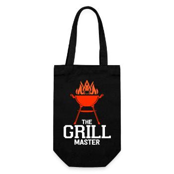 Barbecue Grill BBQ Summer Fest Gift idea - Gift Bag for Bottles - black - Front