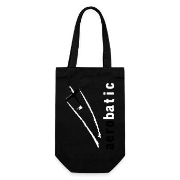 Glider Gliding Glider Glider Aerobatic - Gift Bag for Bottles - black - Front