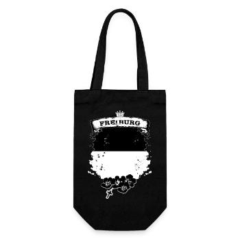 Fribourg - Gift Bag for Bottles - black - Front
