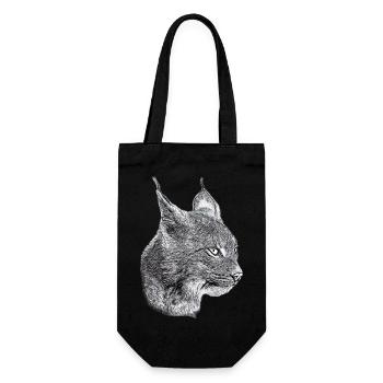 Lynx Cat Freedom Chat sauvage Chat - Sac à bouteille - noir - Devant