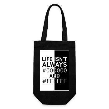 Designerin Grafiker Grafik Designer Künstler - Geschenkbeutel für Flaschen - Schwarz - Vorne