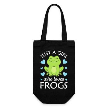 Grenouille grenouille - Sac à bouteille - noir - Devant