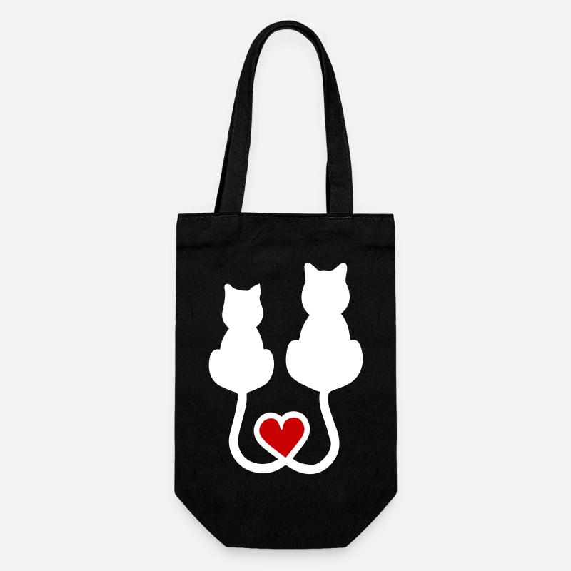 Félin - Sac à bouteille - noir