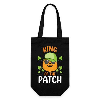Halloween King of the Patch - Geschenkbeutel für Flaschen - Schwarz - Vorne