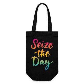Saisissez le jour - Sac à bouteille - noir - Devant