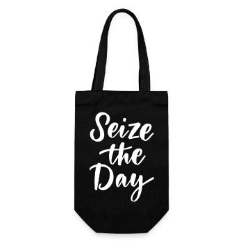 Saisissez le jour - Sac à bouteille - noir - Devant