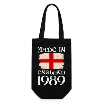 Made in England 1989 - St George's Day - English - Gift Bag for Bottles - black - Front