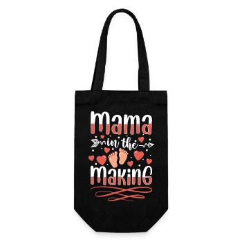 Baby belly love expectant mother offspring - Gift Bag for Bottles - black - Front