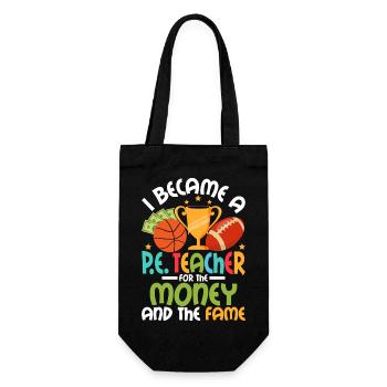 Je suis devenu un professeur d’éducation physique pour l’argent Edu physique - Sac à bouteille - noir - Devant