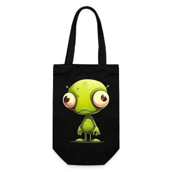 Alien - Geschenkbeutel für Flaschen - Schwarz - Vorne