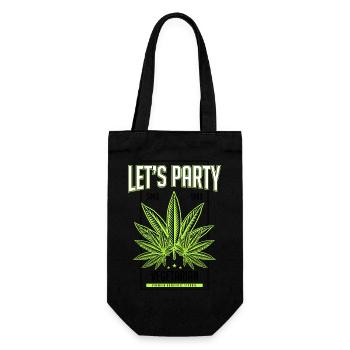 Permet de faire la fête lumineuse - Sac à bouteille - noir - Devant