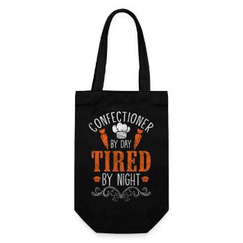 Pastry Chef Craft Master Baker Master Pastry Chef - Gift Bag for Bottles - black - Front