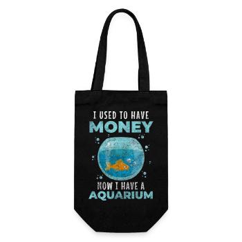 Aquarium Breeder Pet - Gift Bag for Bottles - black - Front