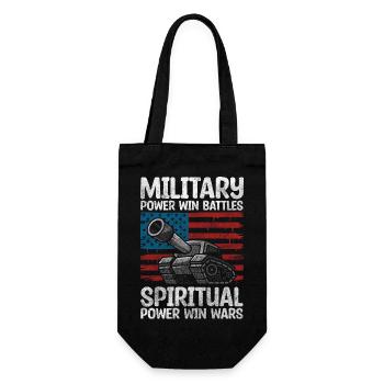 War Combat Vehicle - Gift Bag for Bottles - black - Front