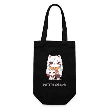 Petite soeur - Sac à bouteille - noir - Devant