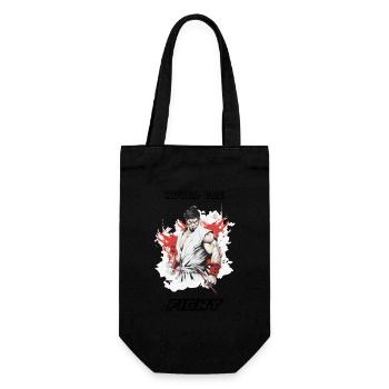 The fighter - Gift Bag for Bottles - black - Front