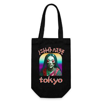 Bon baiser du Japon - Sac à bouteille - noir - Devant