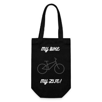 Bike - Gift Bag for Bottles - black - Front
