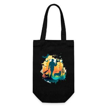 Marc the Hunter - Gift Bag for Bottles - black - Front