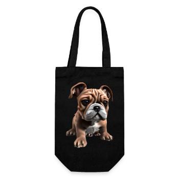 Propriétaires de chiens Chien Bulldog Chiens Propriétaires de chiens - Sac à bouteille - noir - Devant