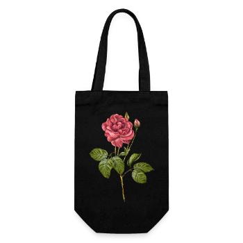 Fleur - Sac à bouteille - noir - Devant