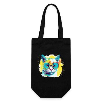Curious Felix - Gift Bag for Bottles - black - Front