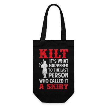 Tradition Party Singing - Gift Bag for Bottles - black - Front