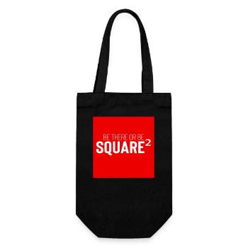 Square Streetwear: Fun & Clear Statement - Sac à bouteille - noir - Devant