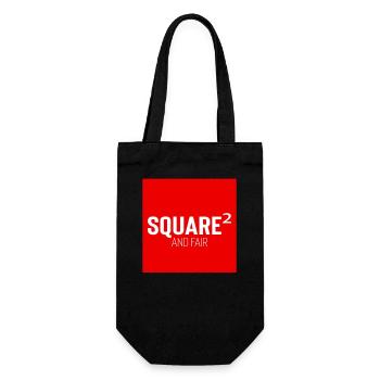 Square Streetwear: Fun & Clear Statement - Sac à bouteille - noir - Devant