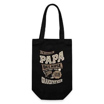 Je m’appelle Papa - Sac à bouteille - noir - Devant