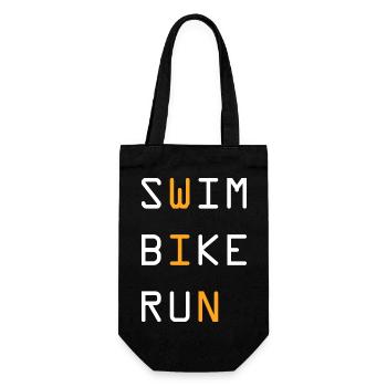 Triathlon Natation Vélo Course Marathon - Sac à bouteille - noir - Devant