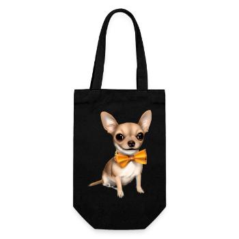 Chiens Chihuahua Chien Chihuahua Chihuahua Puppy Dog Propriétaires - Sac à bouteille - noir - Devant