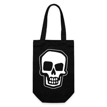Skeleton Costume Bones Halloween Horreur - Sac à bouteille - noir - Devant