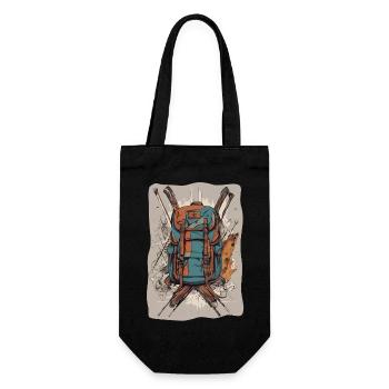 Backpack / Outdoor / Travel / Adventure / Hiking - Gift Bag for Bottles - black - Front