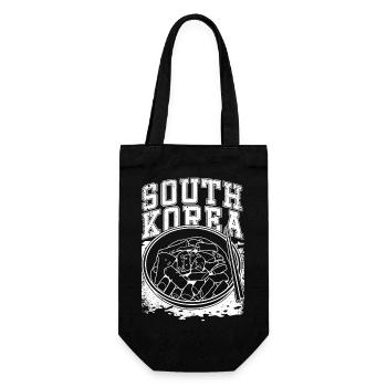 Korea Korean cuisine Bibimbap Rice - Gift Bag for Bottles - black - Front