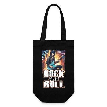 Rock Music Album Cover 2 - Anime Shirt - Gift Bag for Bottles - black - Front