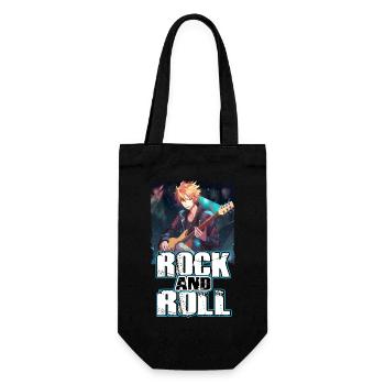 Rock Music Album Cover - Anime Shirt - Gift Bag for Bottles - black - Front