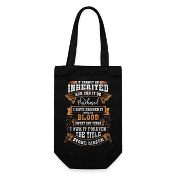 Stone Profession Guild - Gift Bag for Bottles - black - Front