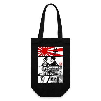 Sunshine Manga - Gift Bag for Bottles - black - Front