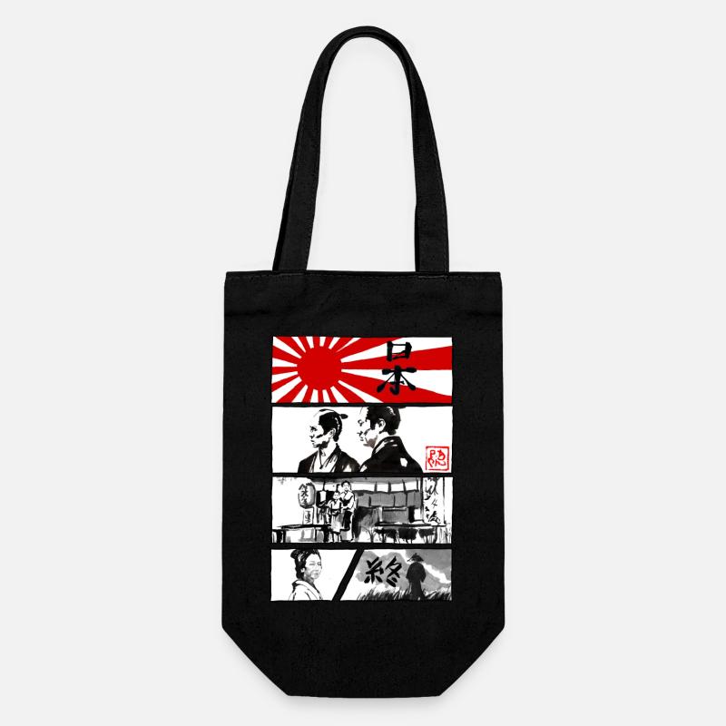 manga soleil - Sac à bouteille - noir