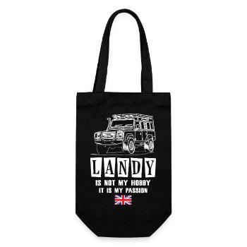 Landy n’est pas mon passe-temps, c’est ma passion - Sac à bouteille - noir - Devant