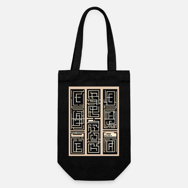 Mein Design - Geschenkbeutel für Flaschen - Schwarz