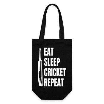 Cricket Cricket Team Cricket Team Cricket - Gift Bag for Bottles - black - Front
