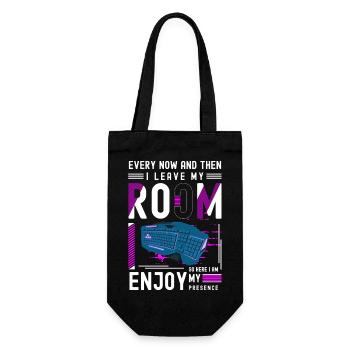 PC E-Sports Gaming Graphics - Gift Bag for Bottles - black - Front