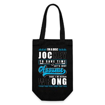 DJ Entertainment House Sound - Gift Bag for Bottles - black - Front