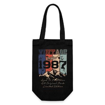 Legendary 1987 vintage - Gift Bag for Bottles - black - Front