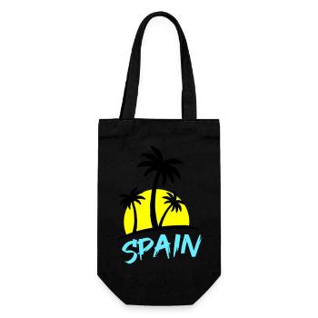 spain - Geschenkbeutel für Flaschen - Schwarz - Vorne