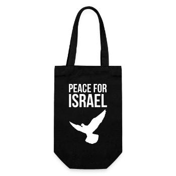 PAIX POUR ISRAËL Colombe de la paix - Sac à bouteille - noir - Devant