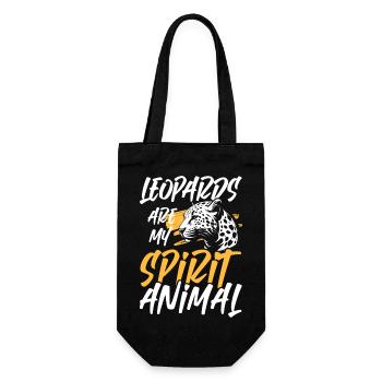 Léopard, Grand Chat, Prédateur - Sac à bouteille - noir - Devant